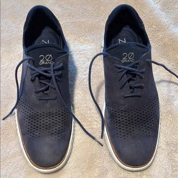 Cole Haan zerogrand Blue Oxfords with Breathable Design Cole Haan Men main image 3